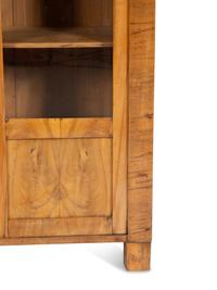 A Pair of Biedermeier Figured Birch Bookcases