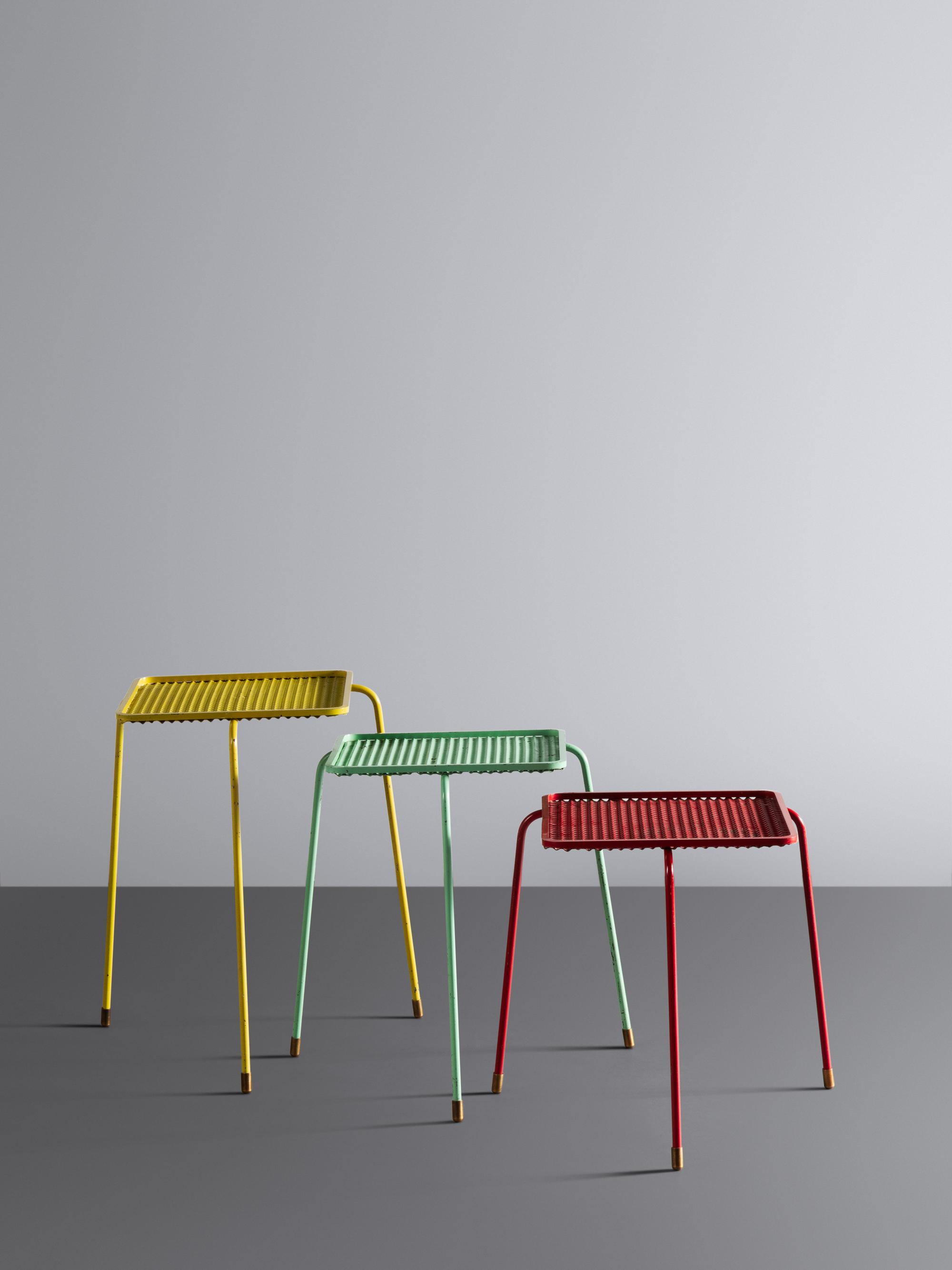 Set of Soumba Nesting Tables Atelier Mategot, France
