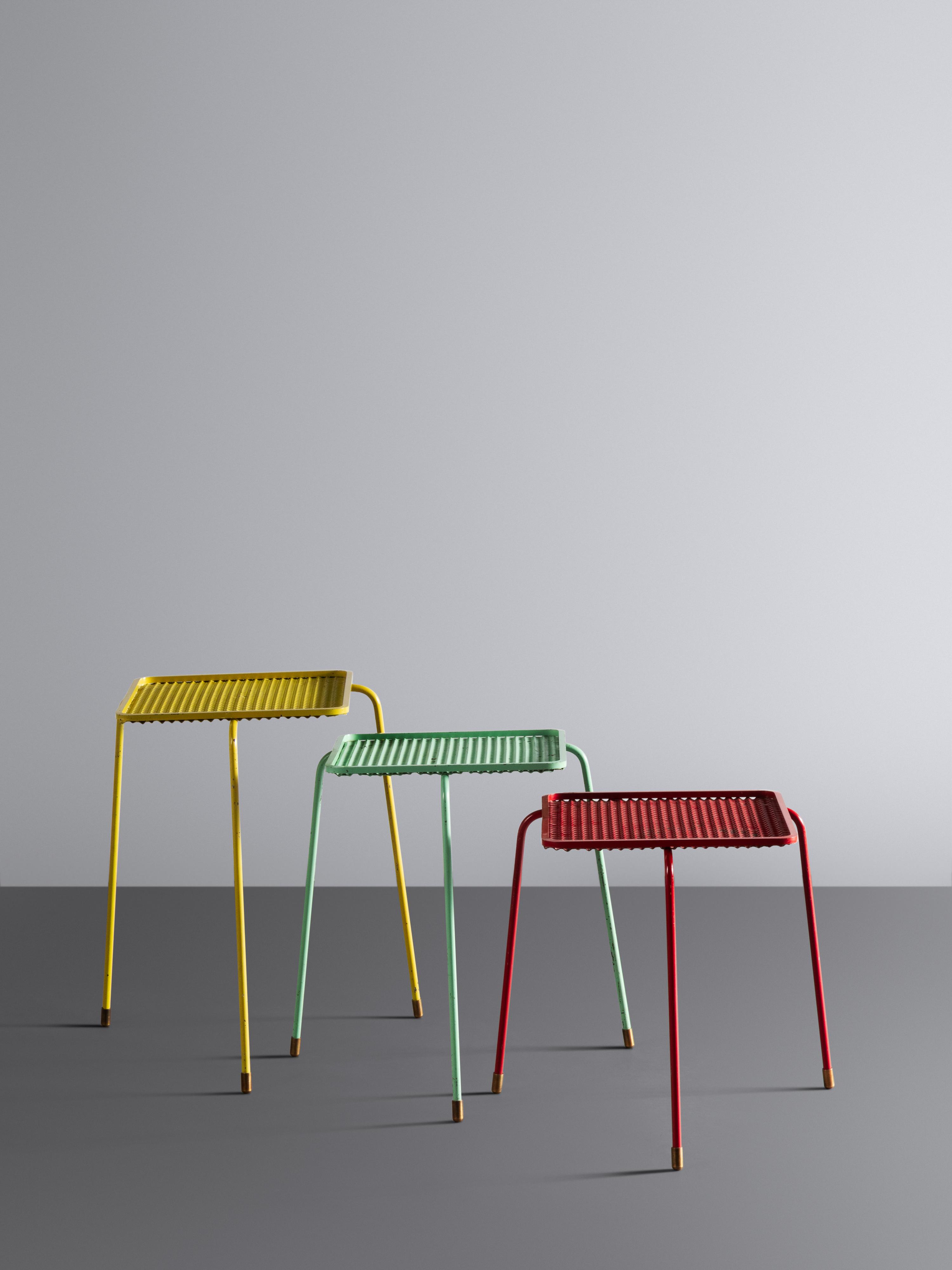 Set of Soumba Nesting Tables Atelier Mategot, France