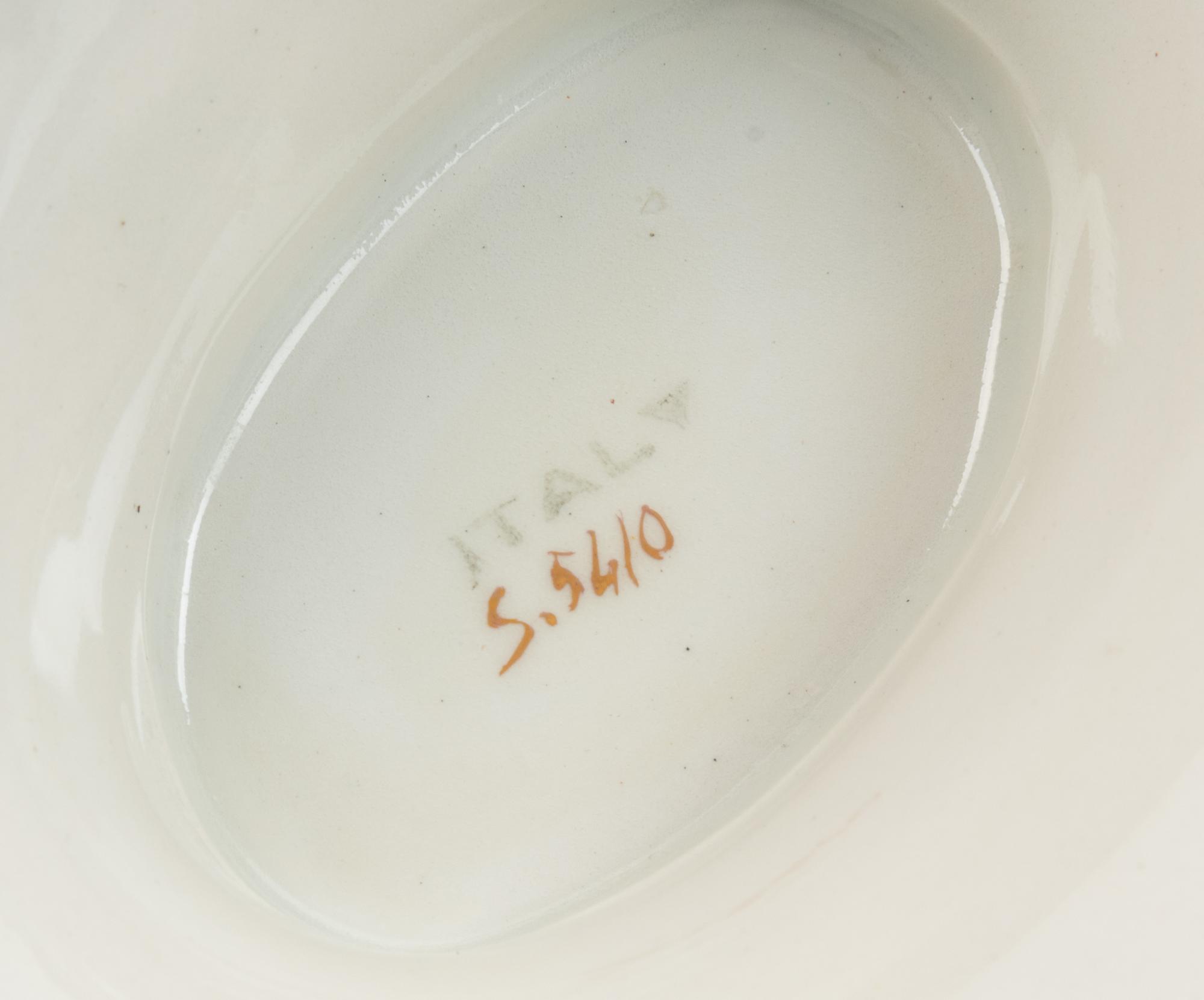 An Italian Porcelain Tureen and Tray