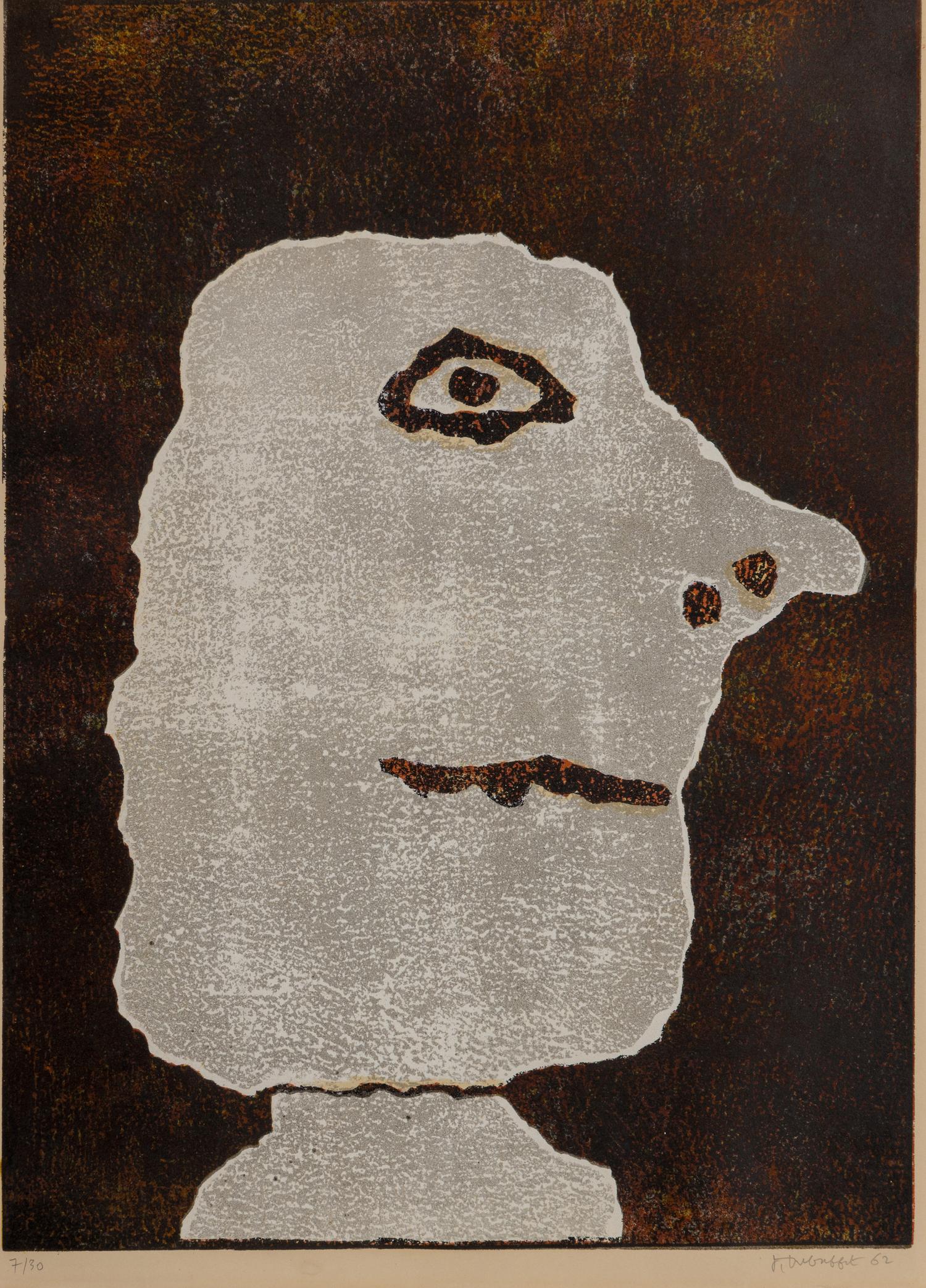 Profil à droite , 1962