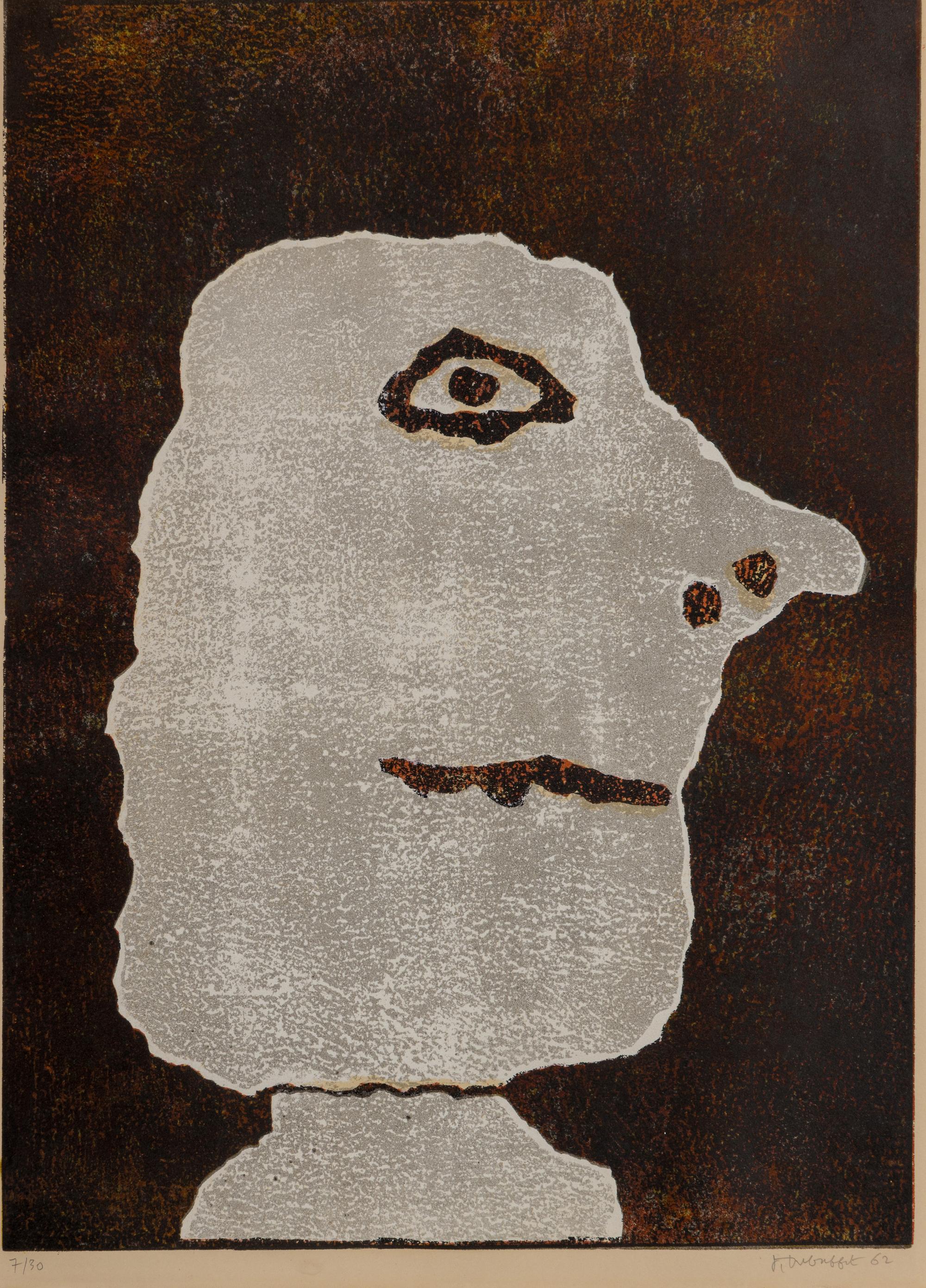 Profil à droite , 1962