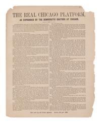 [ANTI-LINCOLN CAMPAIGN]. A group of 4 broadsides, comprising: