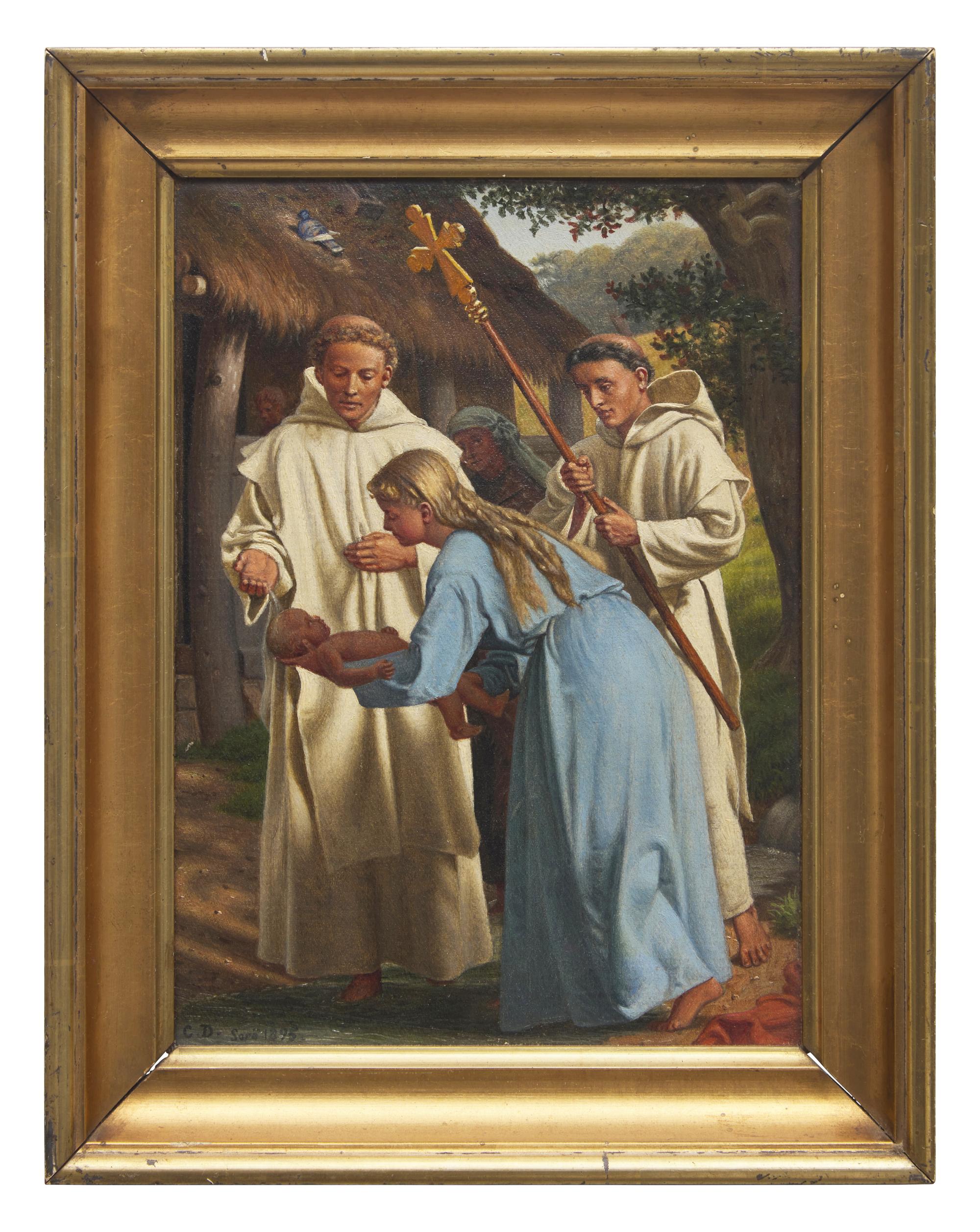Ansgar Baptizes a Child , 1895