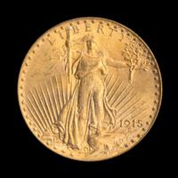 A United States 1915-S St. Gaudens $20 Gold Coin