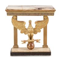 A Swedish Giltwood Marble-Top Pier Table
