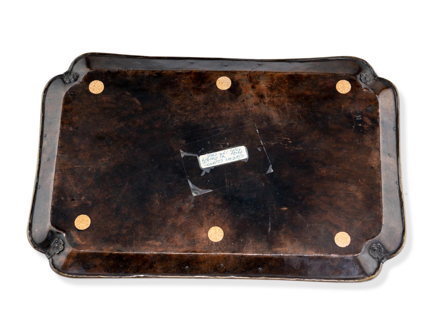 A Korean Mixed Metal Tray
