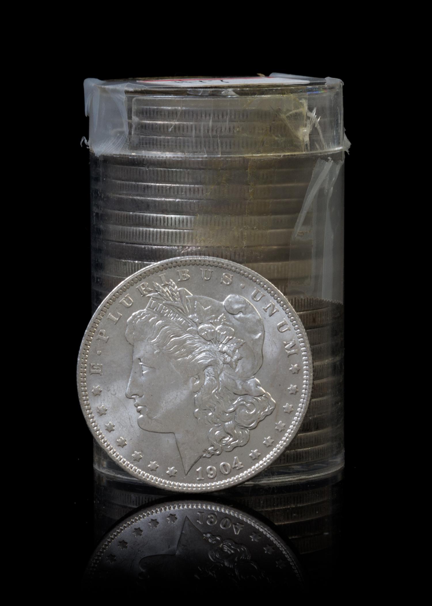 A Group of Twenty-Three United States Morgan Silver Dollars