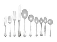 An American Silver Flatware Service