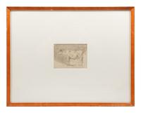A Group of Three Drawings and One Engraving