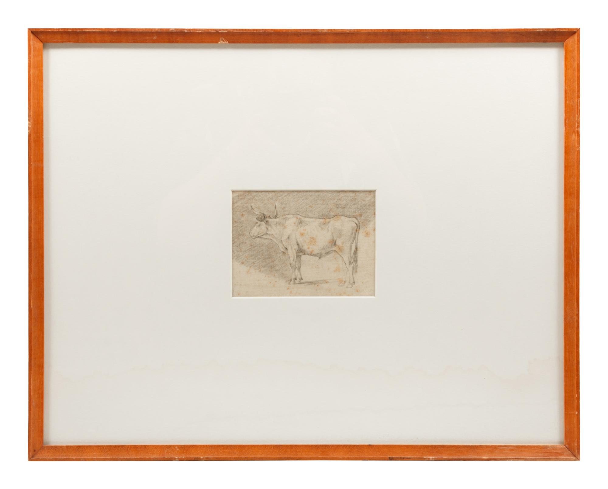 A Group of Three Drawings and One Engraving