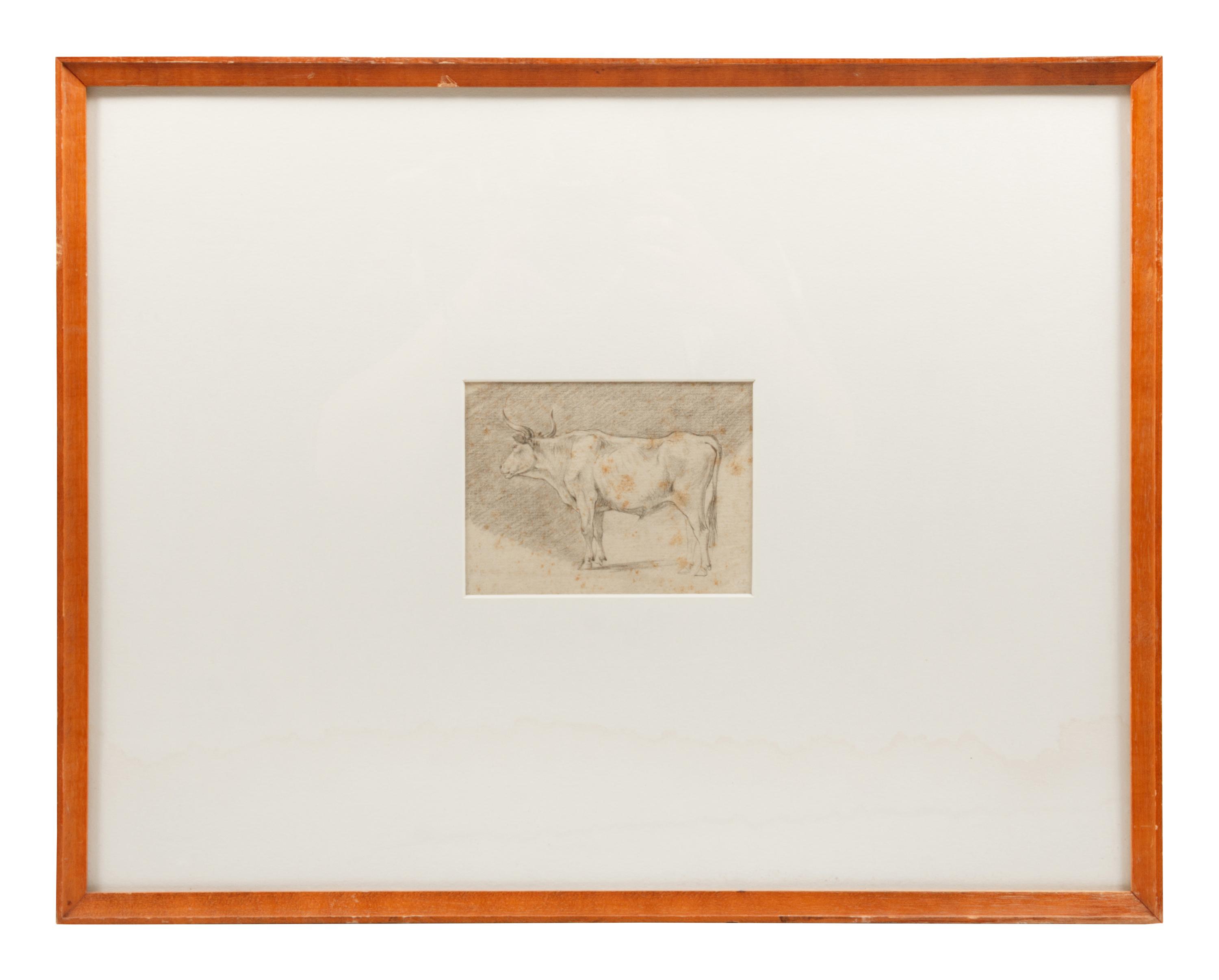 A Group of Three Drawings and One Engraving