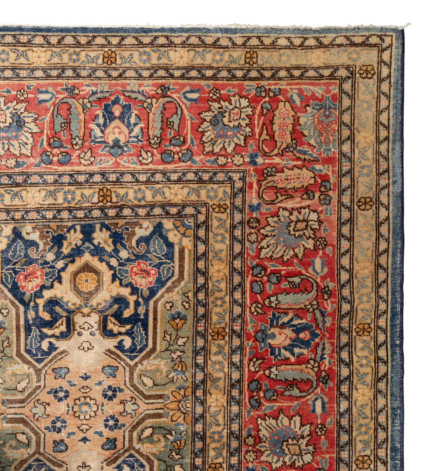 A Tabriz Wool Rug