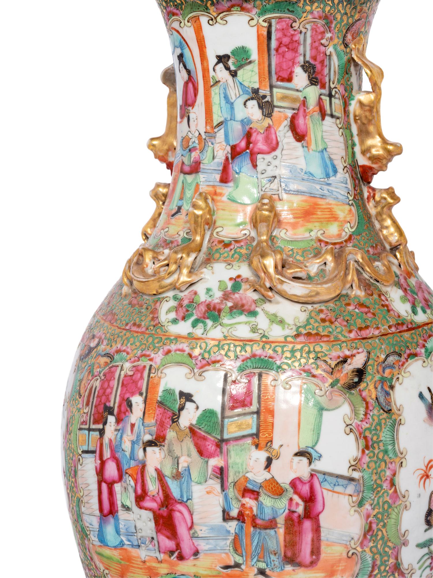 Four Chinese Export Rose Medallion Wares