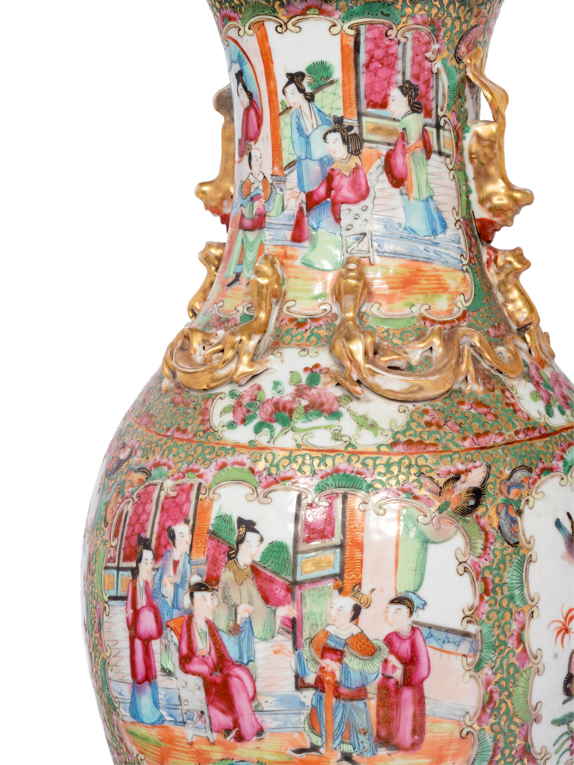 Four Chinese Export Rose Medallion Wares