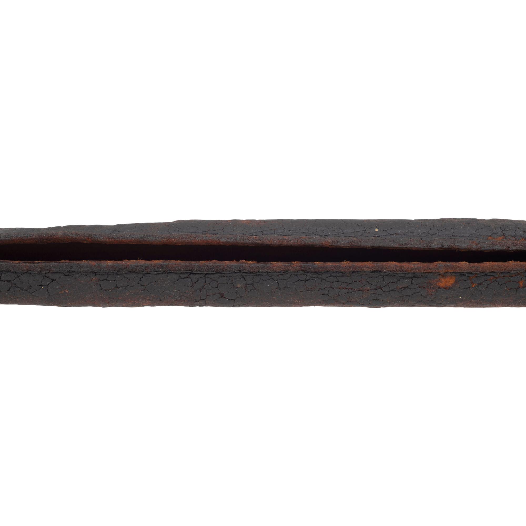 Extremely Rare Confederate Bayonet Scabbard by N Crown & Company of Columbus, GA