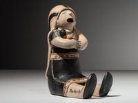 Pottery Singer, with Baby