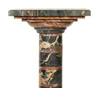 A Continental Bi-Color Marble Pedestal