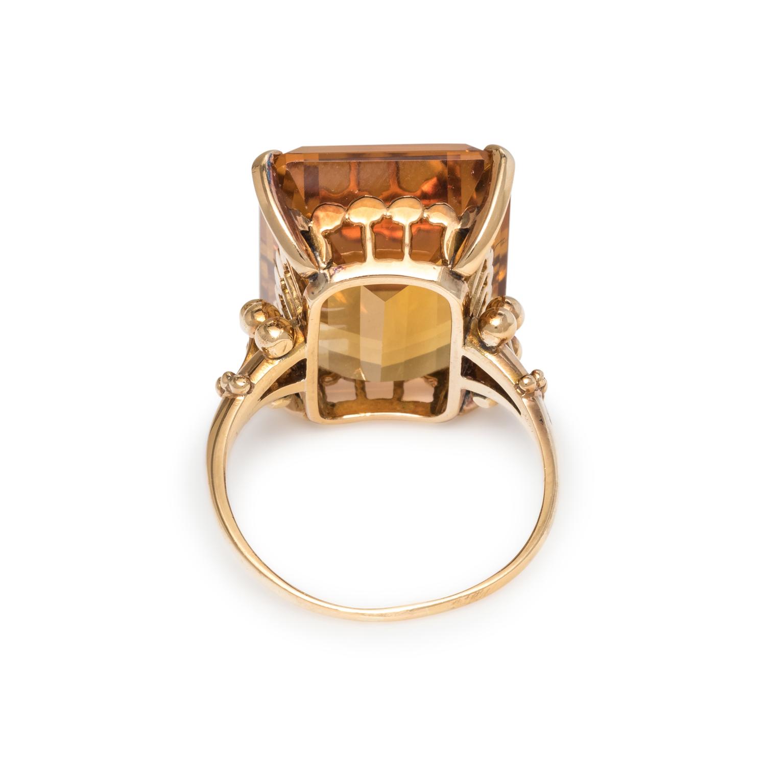 CITRINE RING