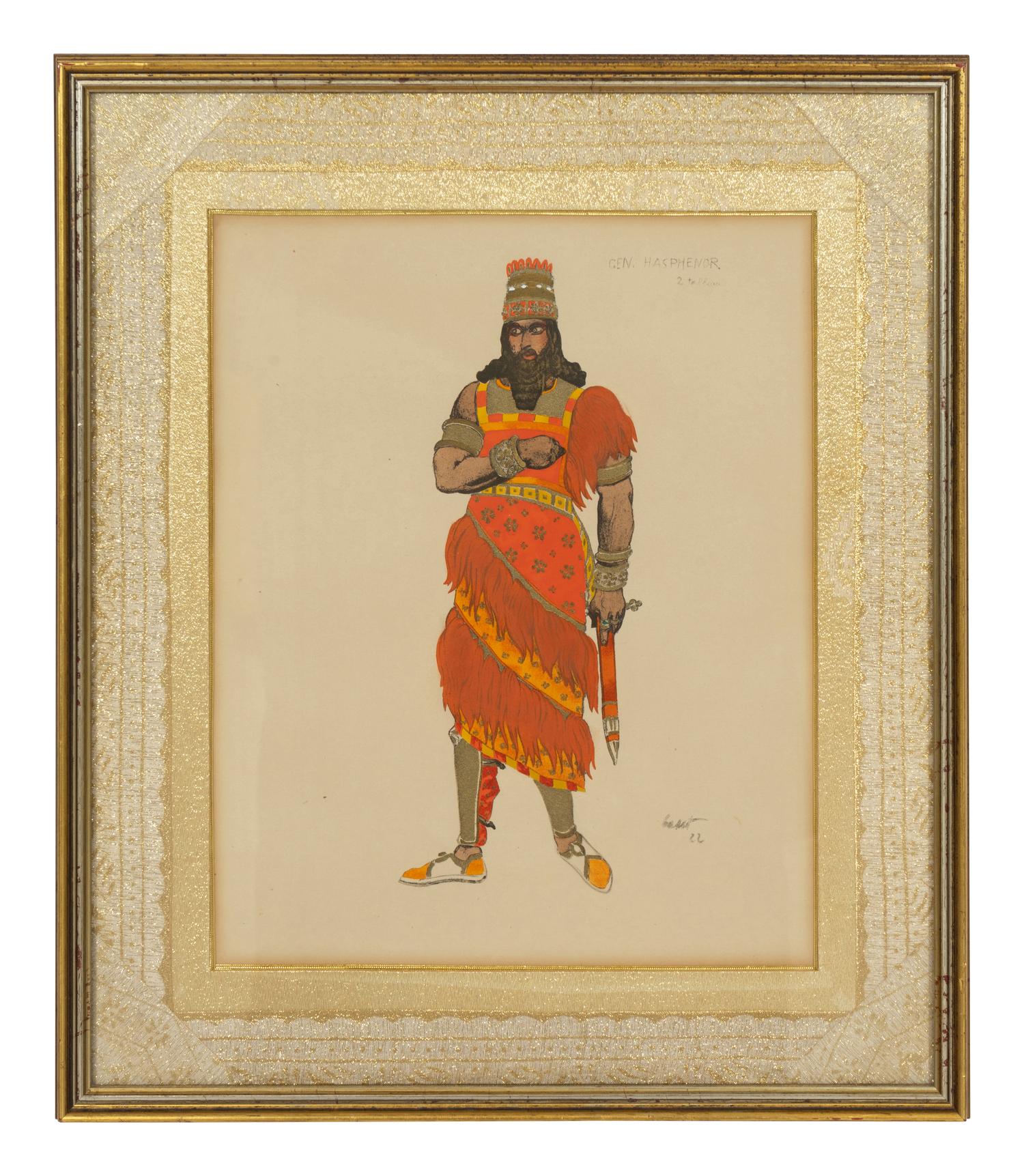 Group of Three Costume Designs for the Ballet Russes