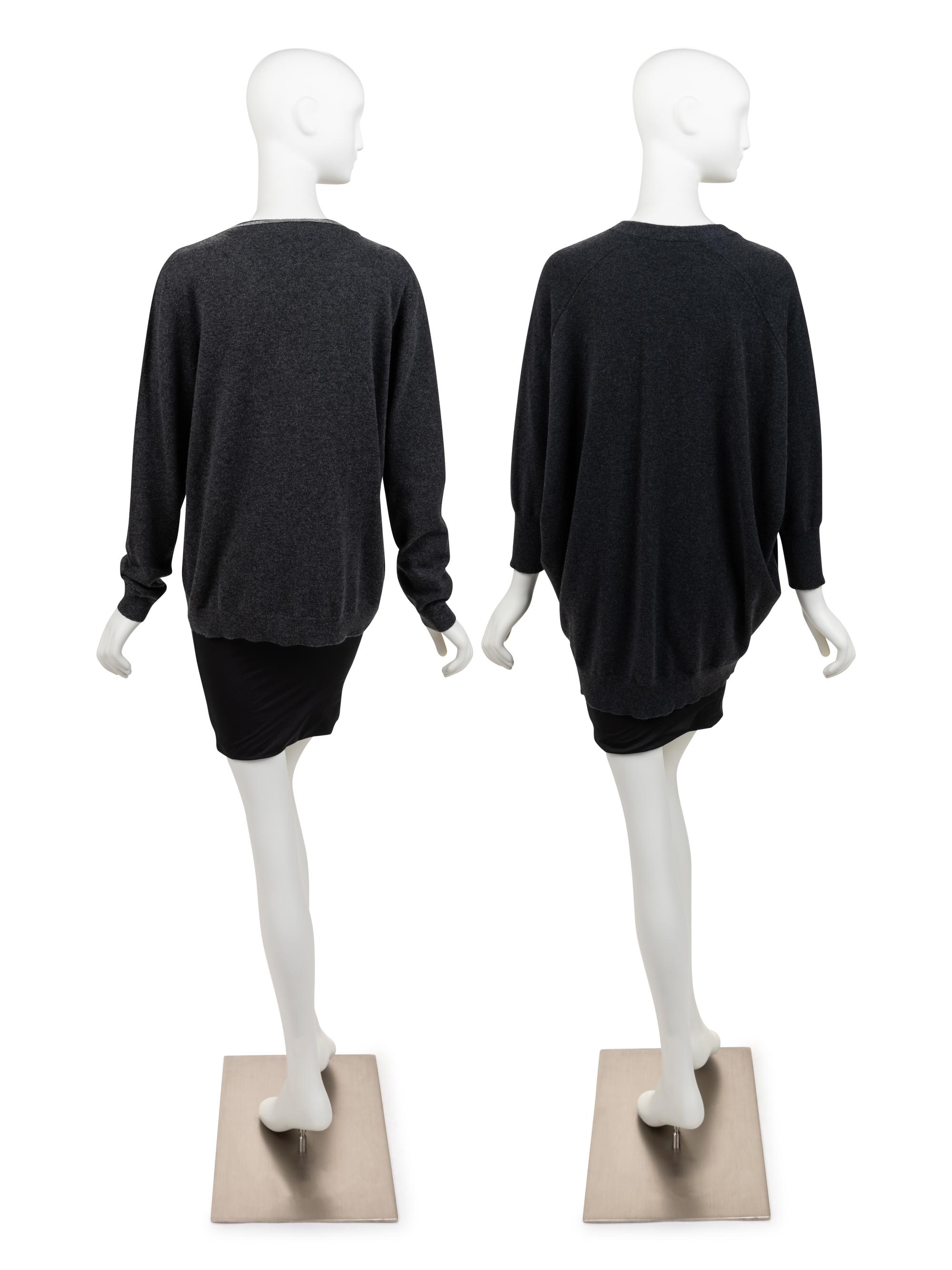Two Brunello Cucinelli Cashmere Knit Tops, 2020s