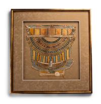An Egyptian Painted Cartonnage Fragment