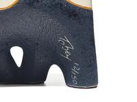Two Works: Navy and Gold Buffalo , edition 12/150; White and Blue Buffalo