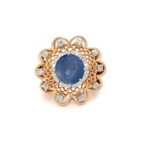 SAPPHIRE AND DIAMOND RING