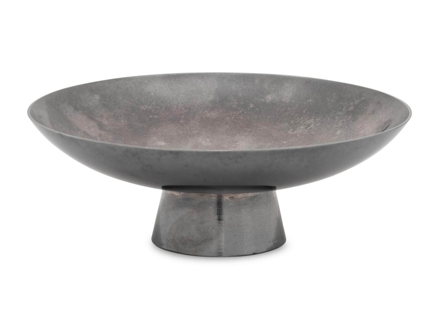 A Japanese Silver Footed Bowl