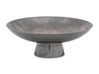 A Japanese Silver Footed Bowl