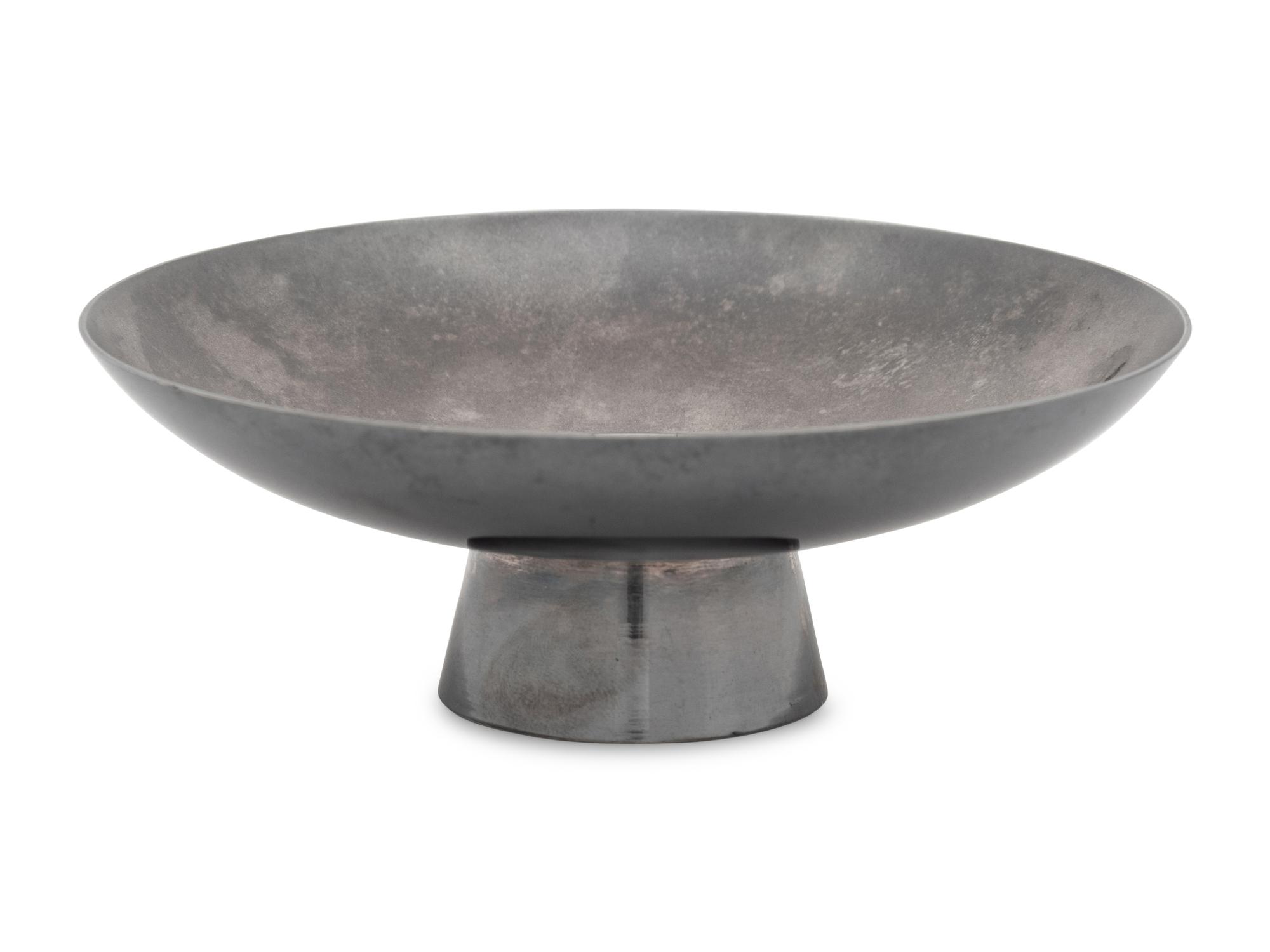 A Japanese Silver Footed Bowl