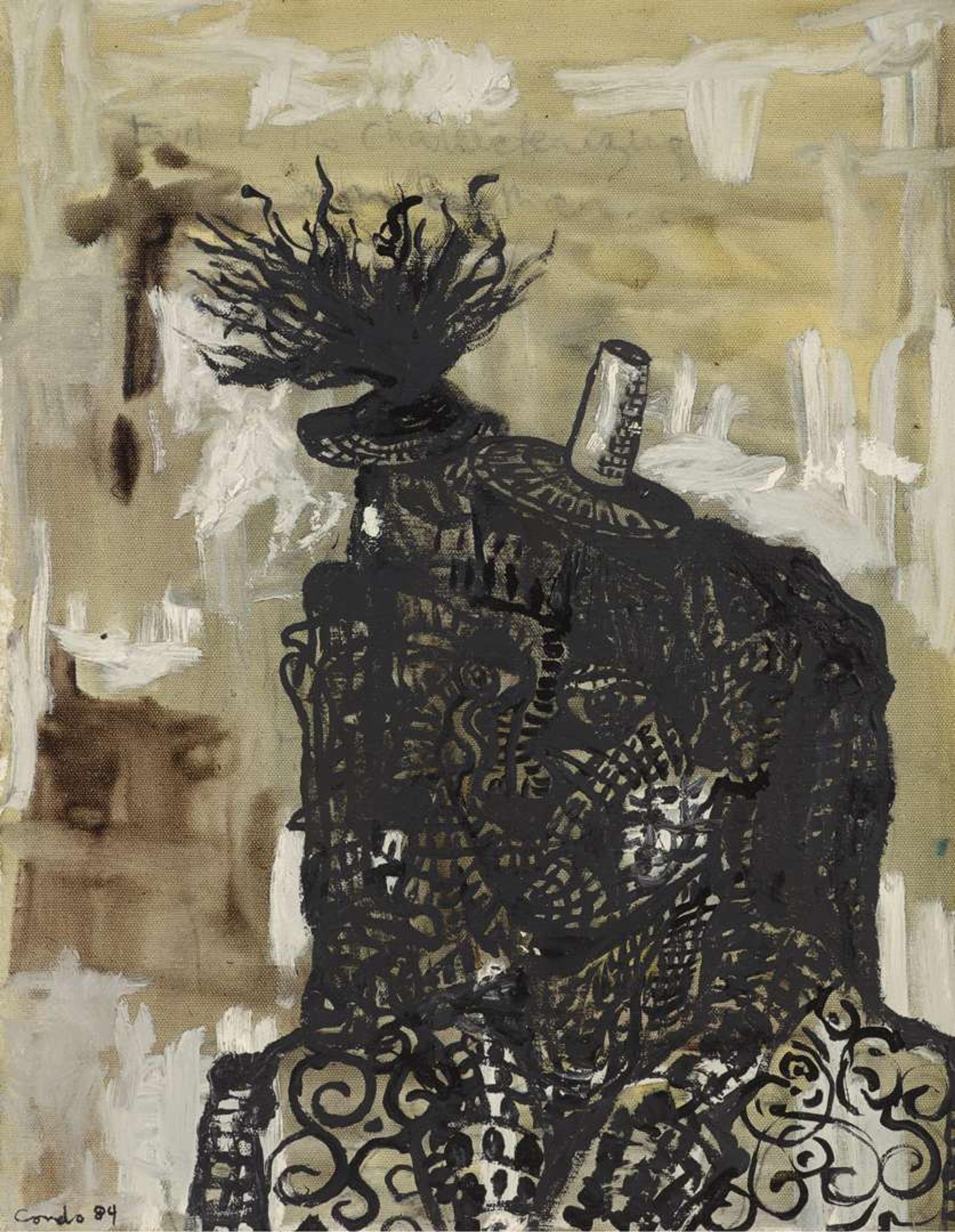 George Condo (American, b. 1957) - The Two Wear Hats