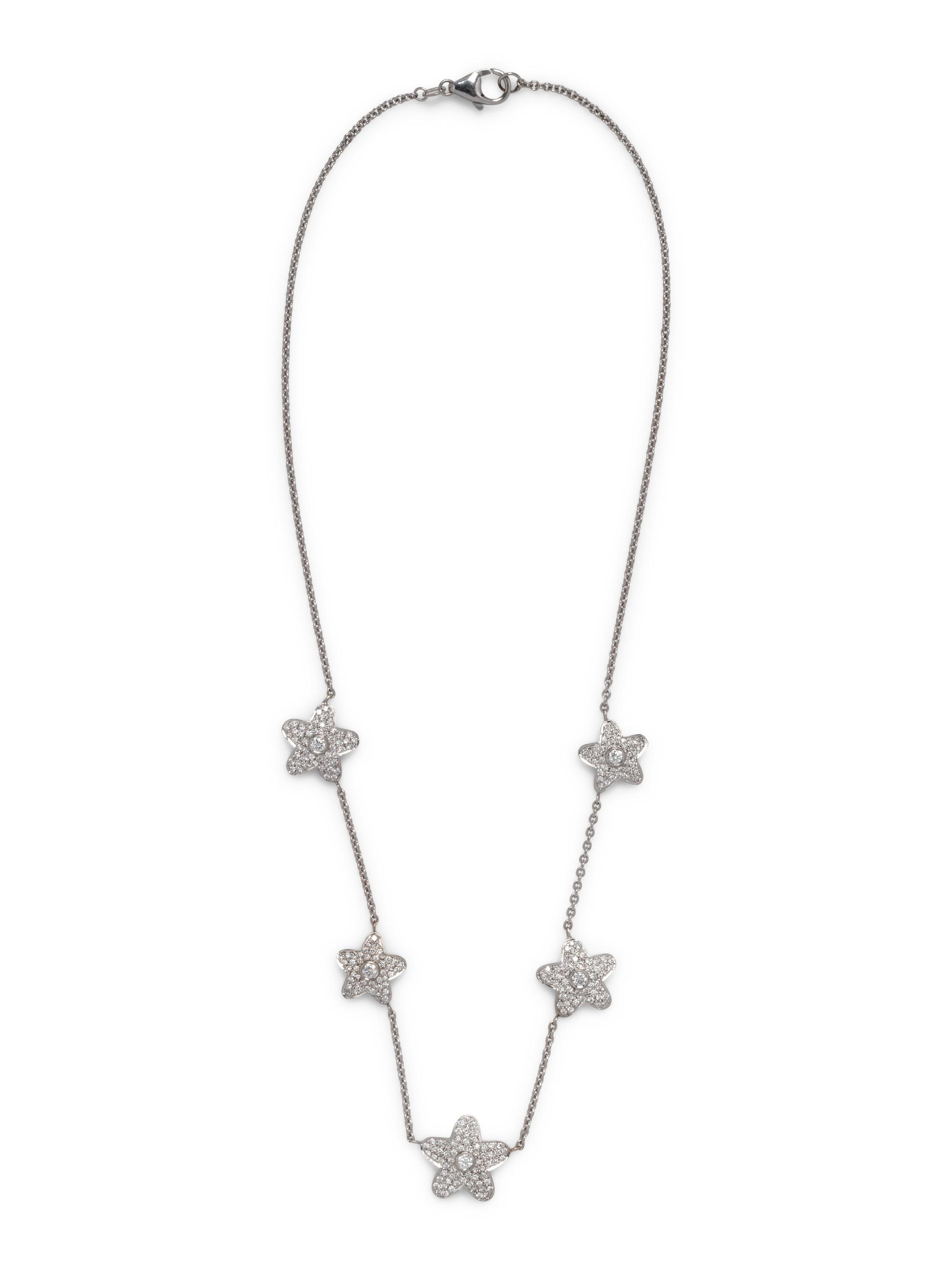 WHITE GOLD AND DIAMOND NECKLACE