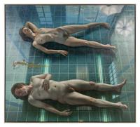 Two Models on Studio Floor , 1998