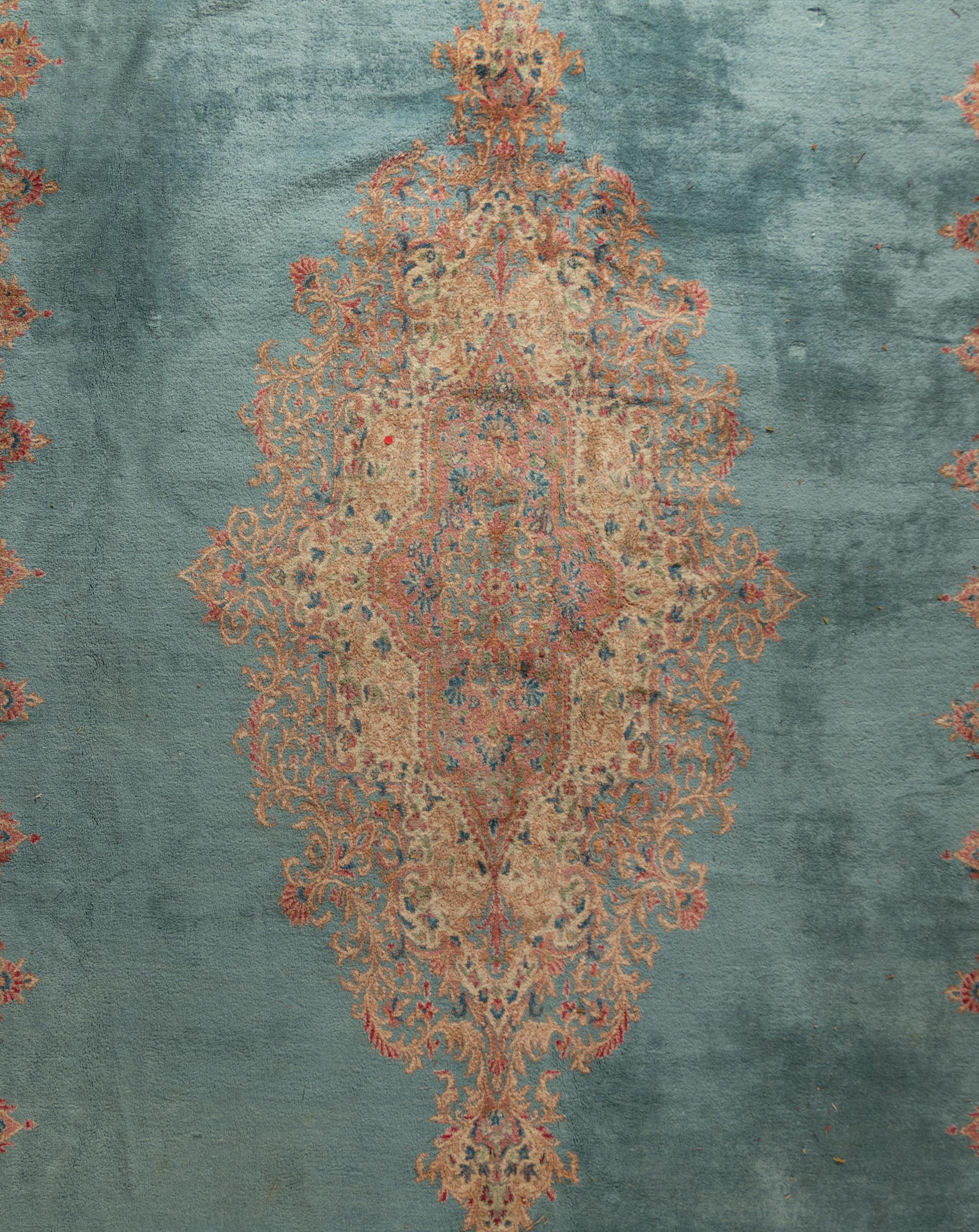 A Kirman Wool Rug