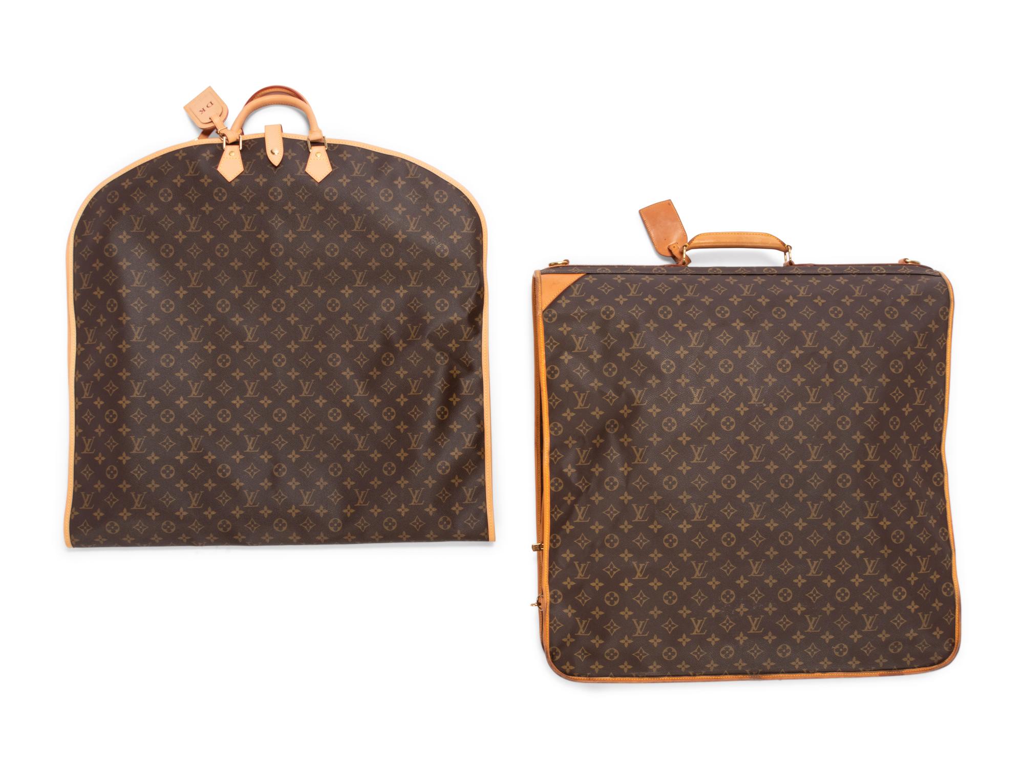 Two Louis Vuitton Garment Bags, 1970-1980s