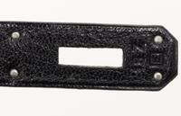 Hermès Black Leather 35cm Kelly Bag, 2001