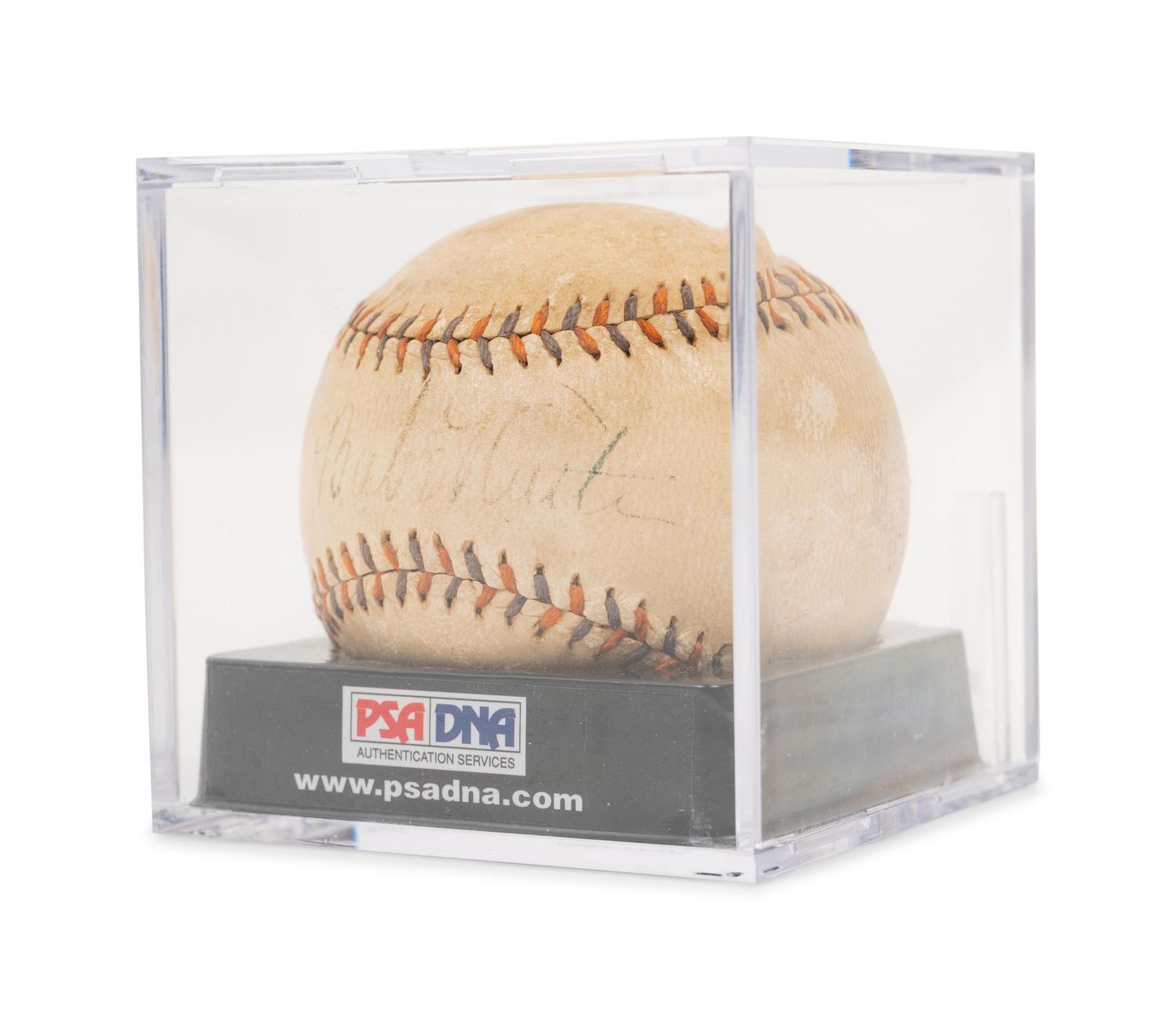 A Babe Ruth Signed Autograph Home Run Special Spalding Baseball (PSA Authentic)