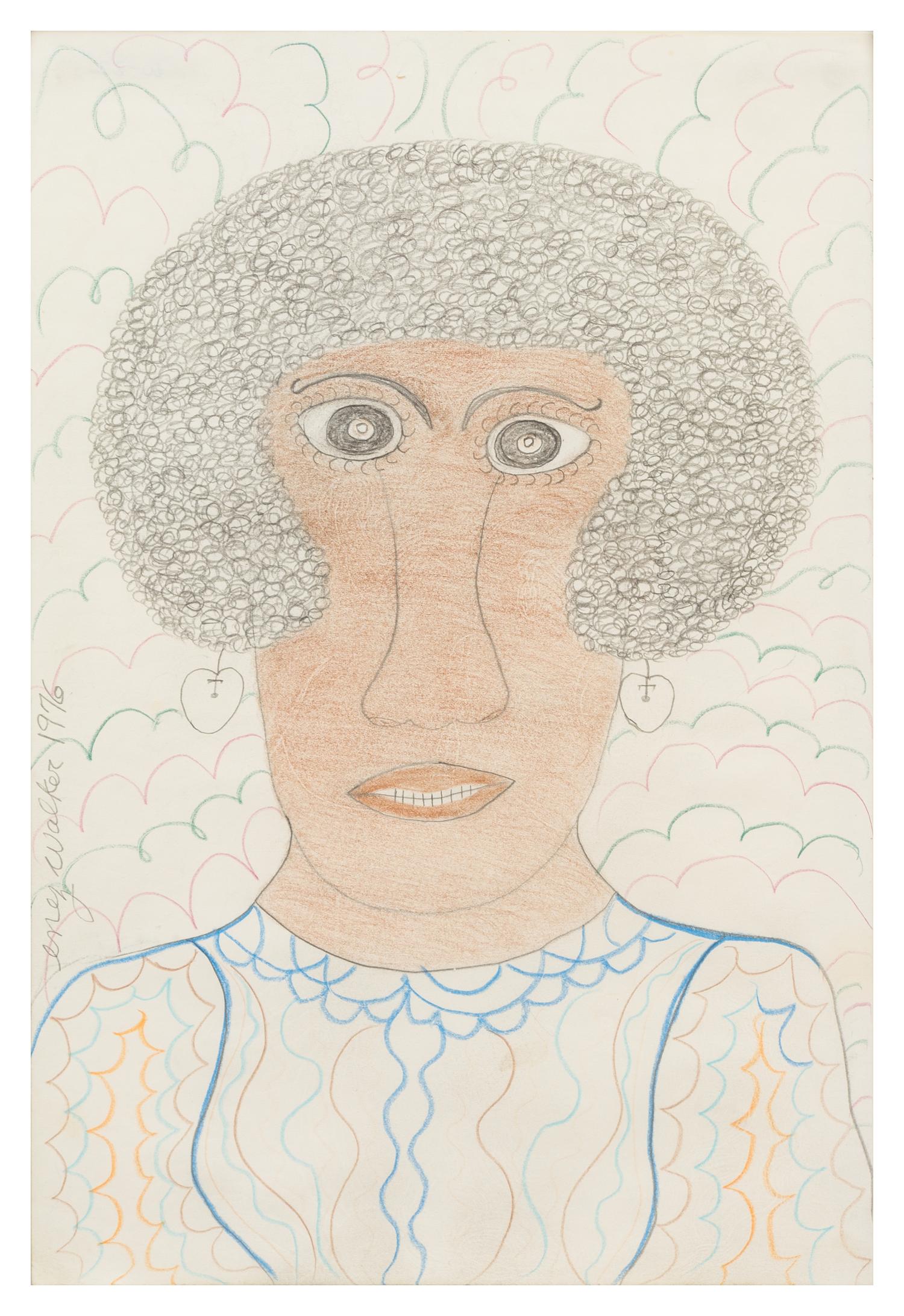 Inez Nathaniel Walker, (American, 1911-1990), Portrait of a Woman, 1976