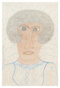 Inez Nathaniel Walker, (American, 1911-1990), Portrait of a Woman, 1976