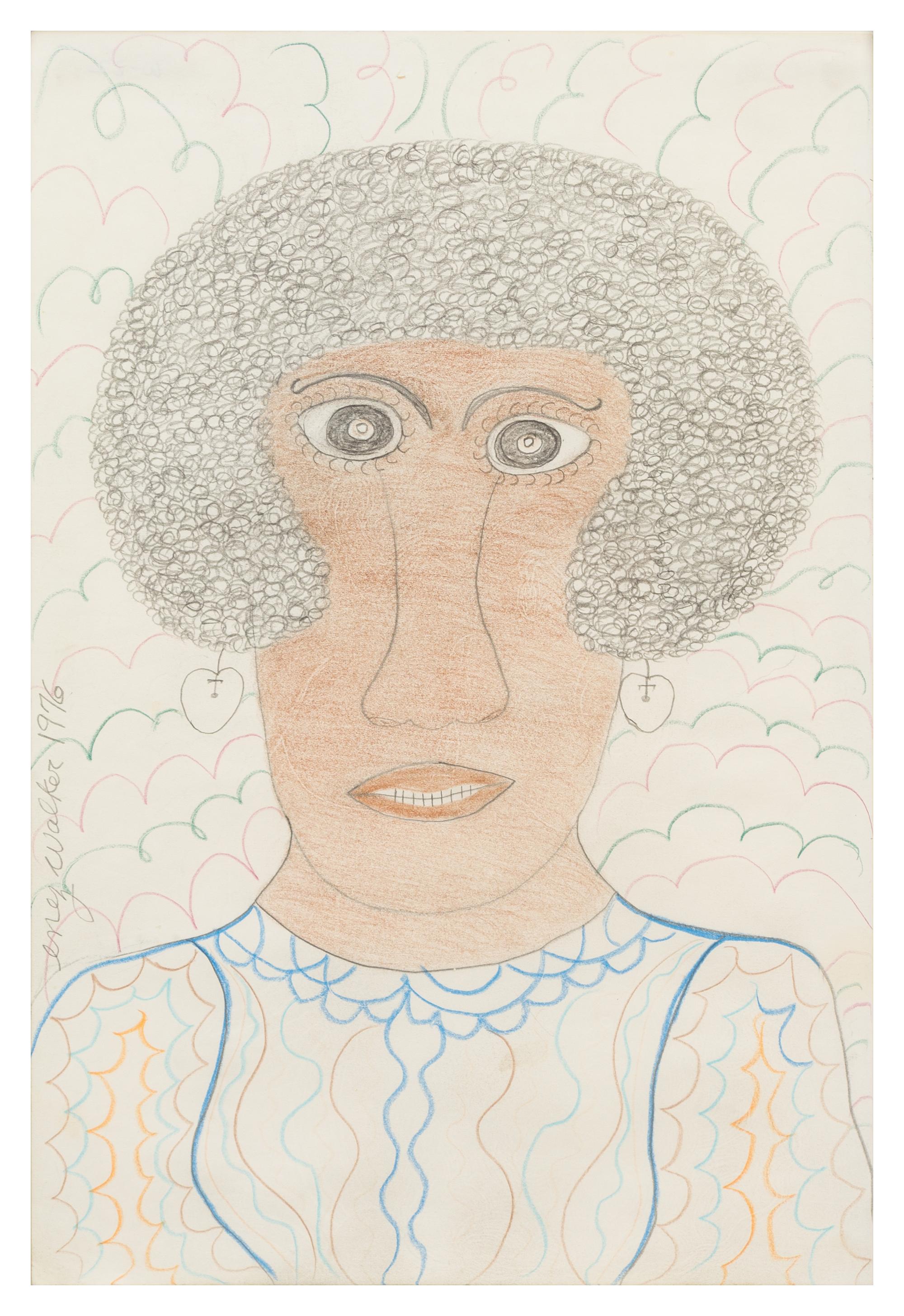 Inez Nathaniel Walker, (American, 1911-1990), Portrait of a Woman, 1976