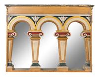 A Pair of Neoclassical Style Painted Mirrors — EARLY 20TH CENTURY