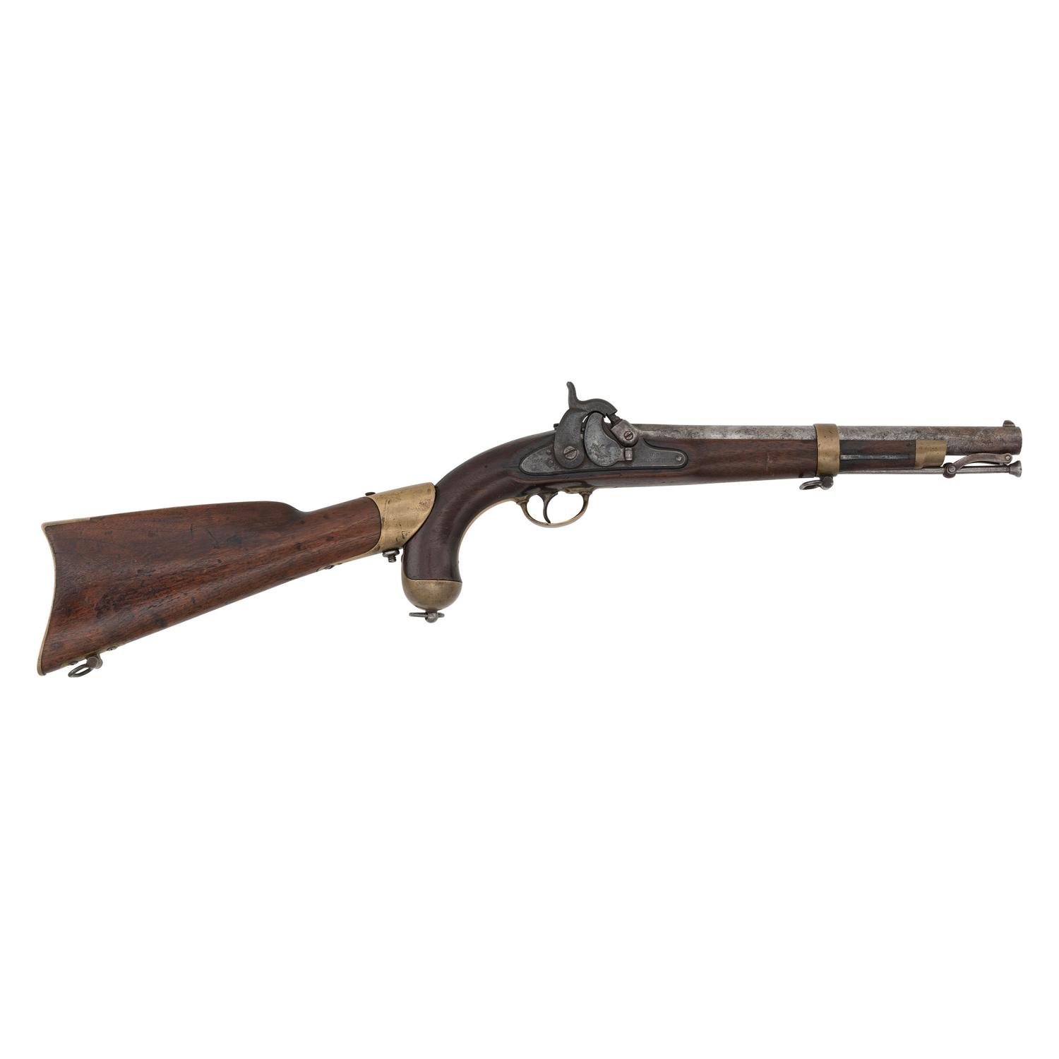 US Springfield Model 1855 Pistol Carbine with Matching Numbered Stock