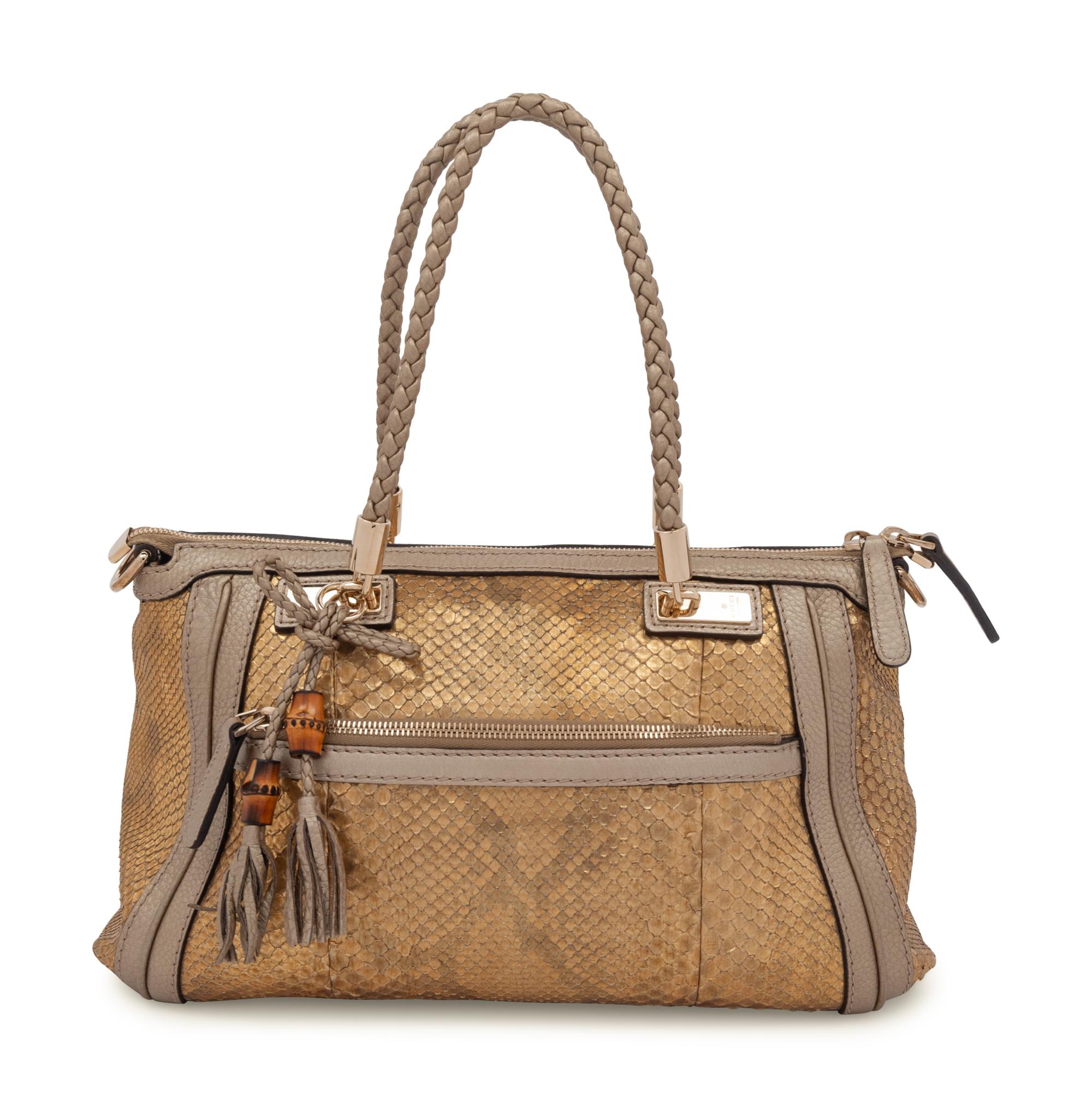 Gucci Gold Python Bag, 2000s