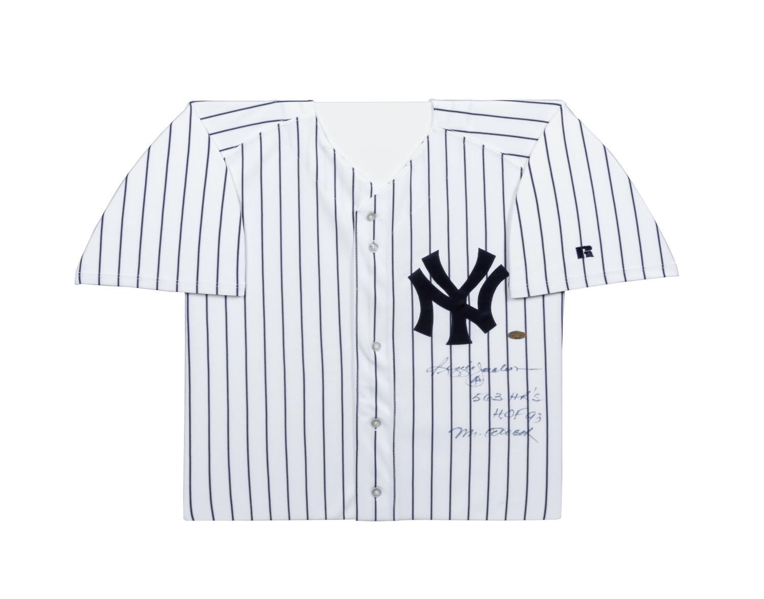 A Reggie Jackson Signed New York Yankees Jersey,