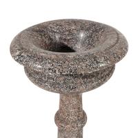 A Pair of Neoclassical Style Pink Granite Jardinières