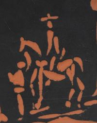 Personnages et cavalier (A.R. 540)