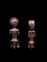 Two Fang Wood Figures