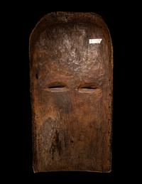 Three African Style Painted Wood Masks