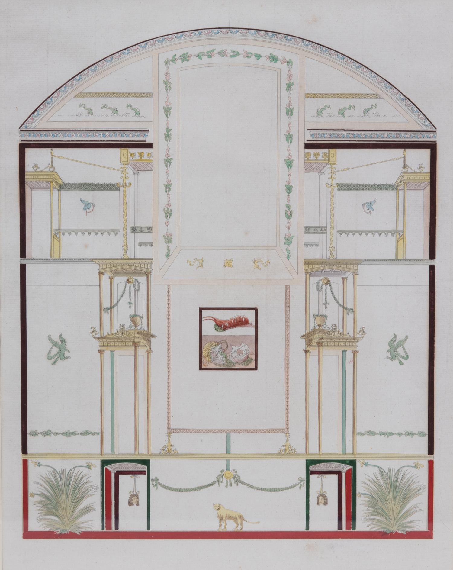 A Collection of Hand-Colored Engravings by Jules Frederic Bouchet Framed 20 3/4 x 16 3/4 inches. — (French, 1799-1860)